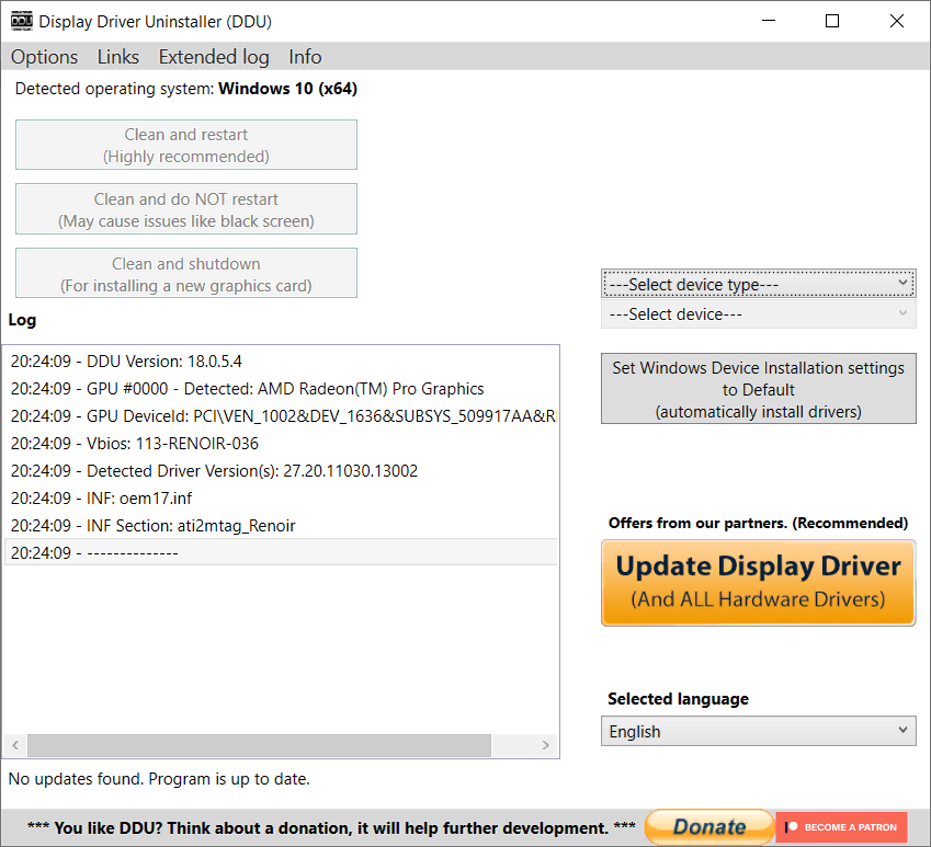 The version of AMD Radeon Software you have launched is not compatible with your currently installed graphics driver